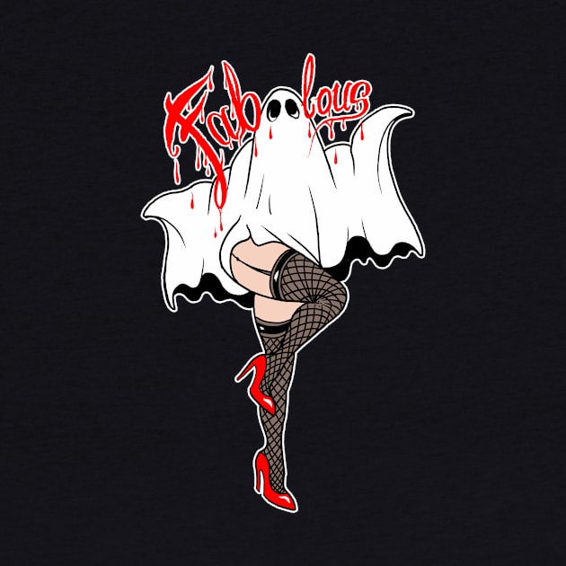 Faboolous Halloween Ghost Tee by Wearing Silly